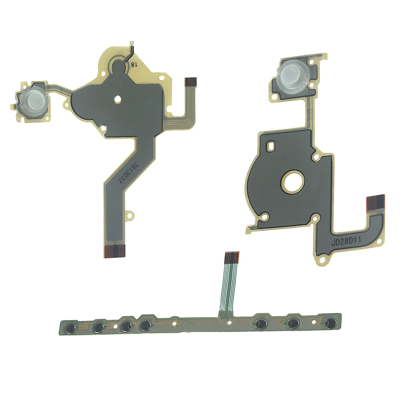 Keypad Left Right Volume Shoulder Buttons Flex Ribbon Cable Set for Sony PSP 2000