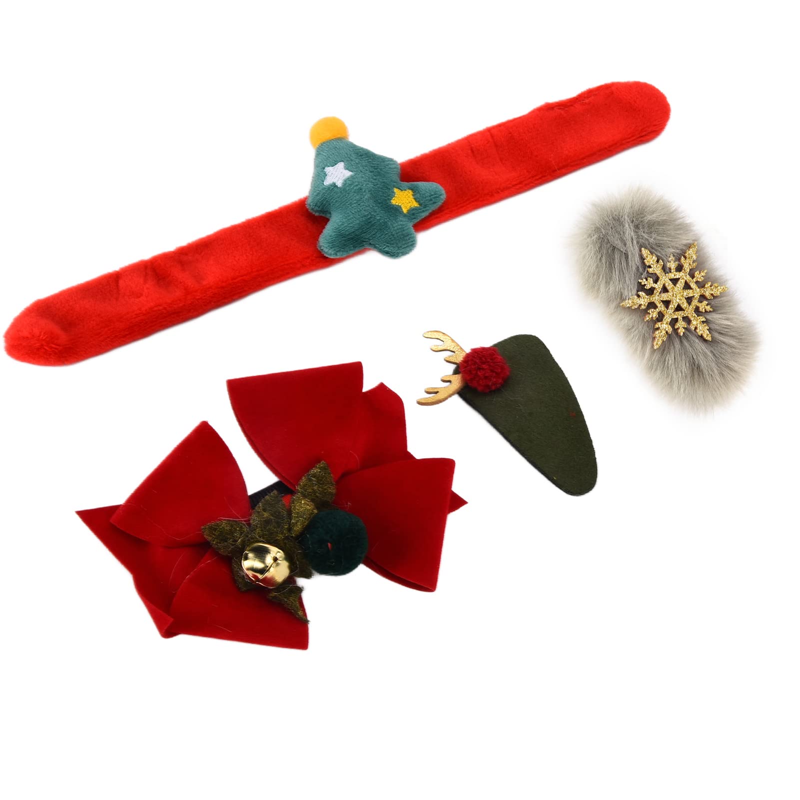 Crazy Purchase Christmas Clapping Circle, Slap Bracelet Small Volume Environmental Friendly for Christmas for Outdoor for Party