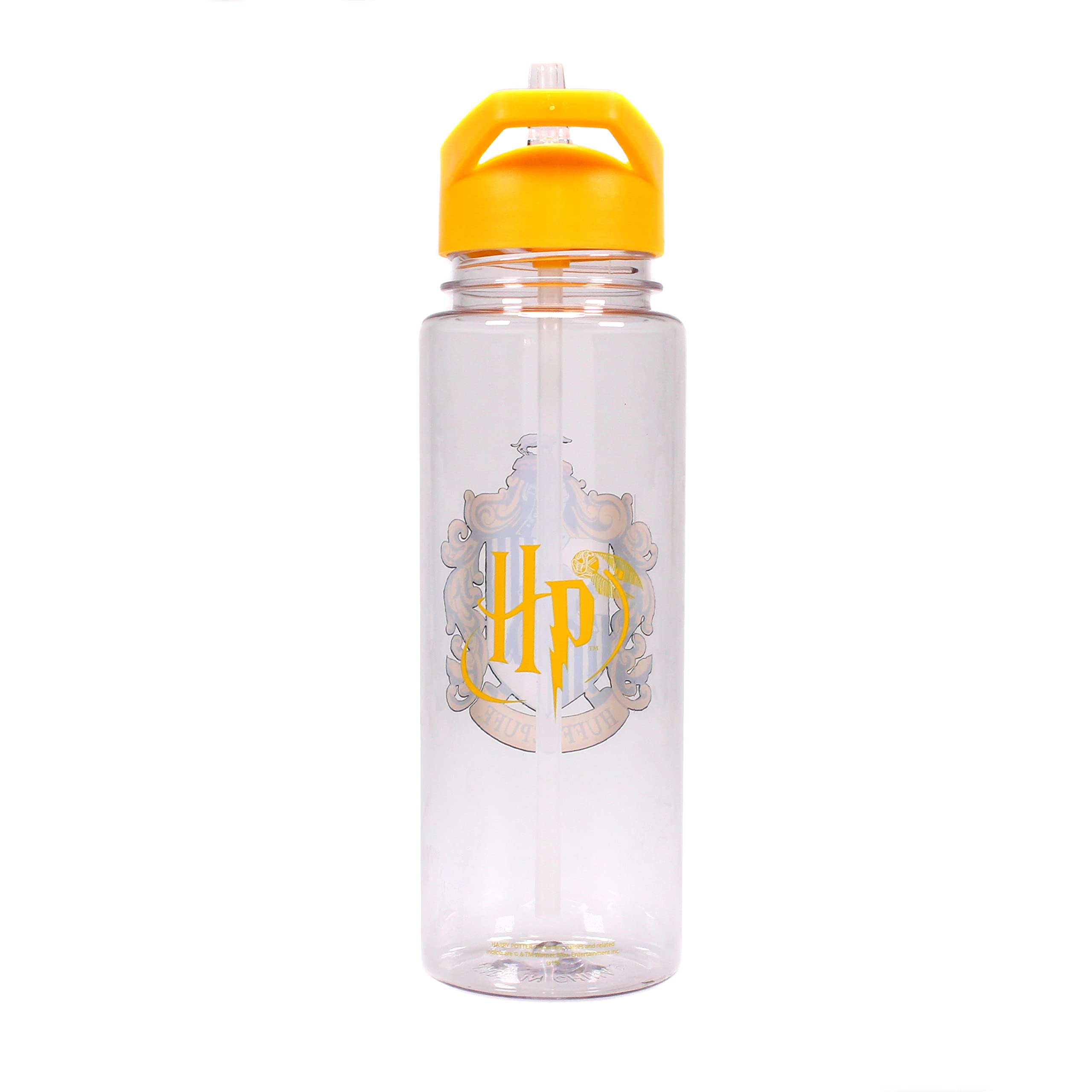 Half Moon Bay Water Bottle | Harry Potter Hufflepuff Water Bottle With Straw | Drinks Bottle | Kids Water Bottles With Straw | Harry Potter Water Bottle Harry Potter Gifts For Girls & Hufflepuff Gifts