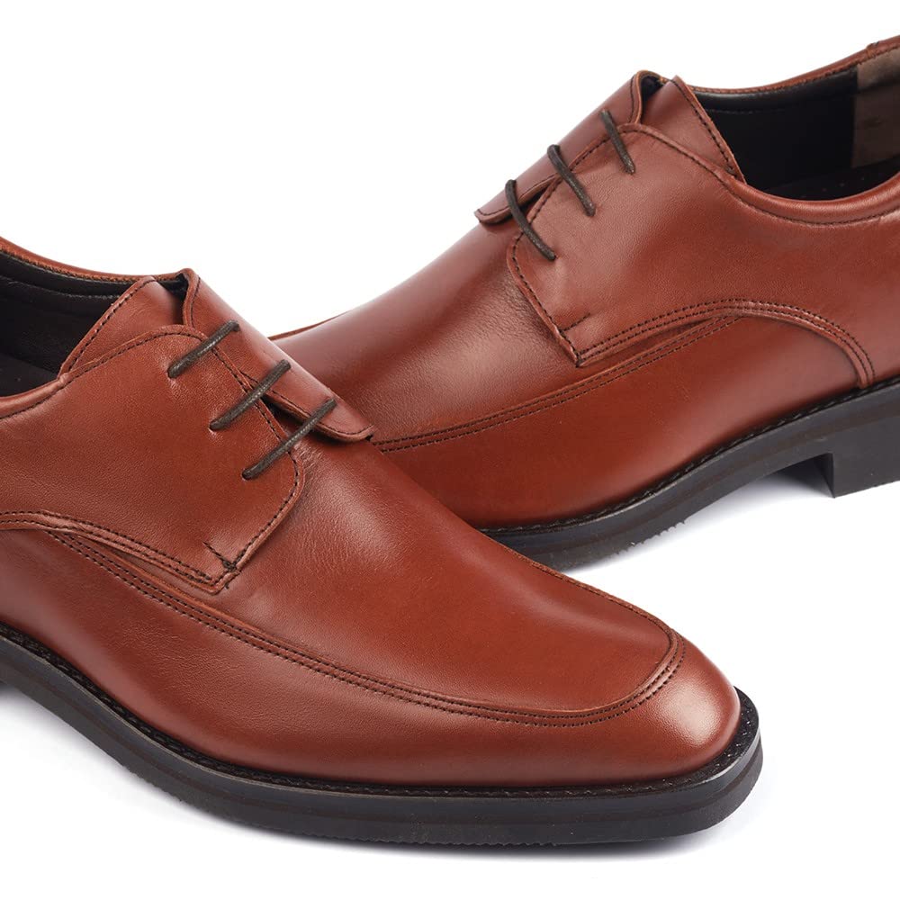 MASALTOS Zapatos de Hombre con Alzas Que Aumentan Altura hasta 7 cm. Fabricados en Piel. Modelo Roma