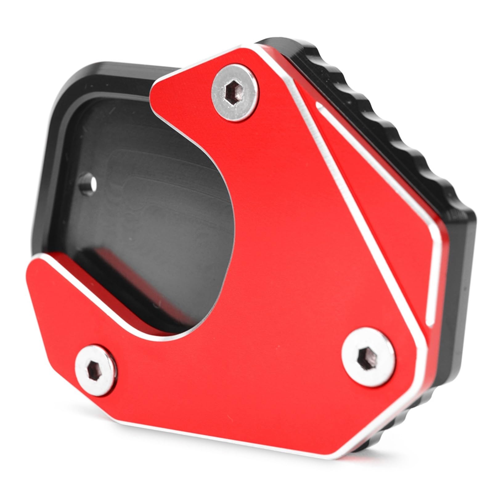 Standaard Voor CRL250L Crf 250 L Crf 250L Rally CRF250 2017-2023 2022 2021 Motorfiets Kickstand Zijstandaard Uitbreiding Vergroter Plaat Pad Zijstandaard Motorfietsvoet (Color : Black
