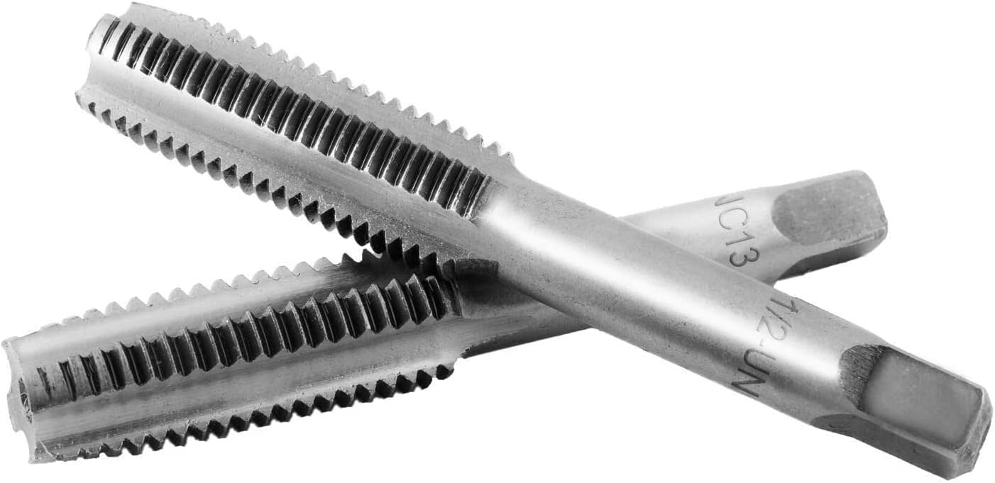Gunpla UNF and UNC Taps and Dies Set 24 Pieces SAE 1/8-1/2 Inch Tungsten Alloy Steel Tapping and Threading Tool Kit - Image 5