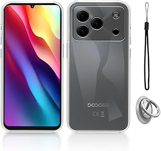 For DOOGEE Note 56 / Note56 Pro / Note56 Plus 用 ケース カバー KONXISA 軽薄型 TPU スマホケース バンパーカバー レンズ保護 耐久性 耐衝撃 全面保護 傷つけ防止 指紋防止（クリア）
