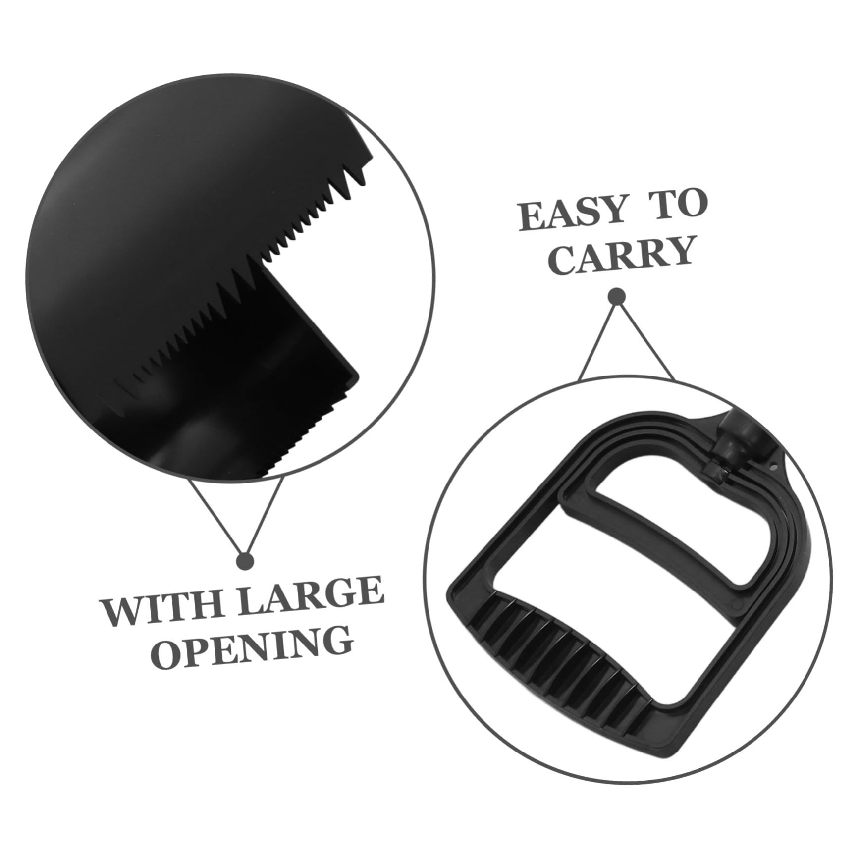 HANABASS Ramasseur Caca Chien Long Manche Léger Et Pelle Crottes Chien Large Ouverture pour Nettoyage Pets Outil Pooper Scooper Pratique pour Chats Et Protection Mains Pendant Ramassage