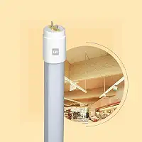 Kit 25 Lâmpadas Led Tubular 9w 60cm T8 Branco Quente (Amarelo) 3000k Bivolt Base G13
