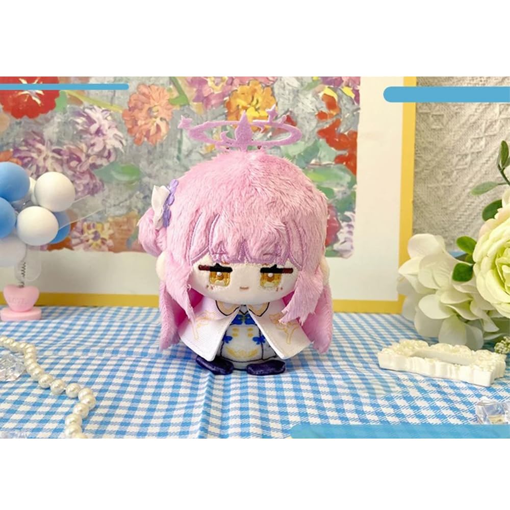 4 figuras de peluche Hayase Yūka con colgante de 12 cm, personaje de anime sentado Misono Mika/Shirasu Azusa, figuras de peluche suaves, llavero de mochila