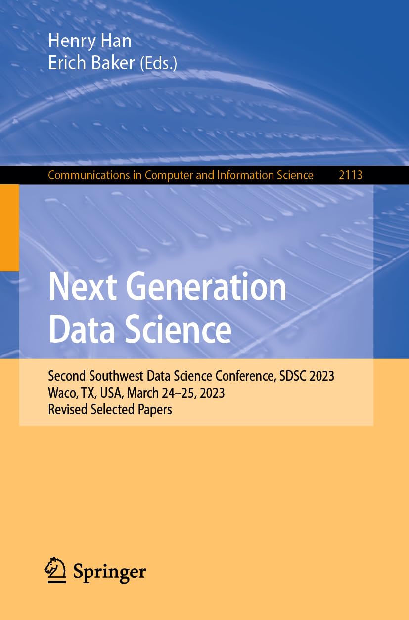 Next Generation Data Science - 9783031618154
