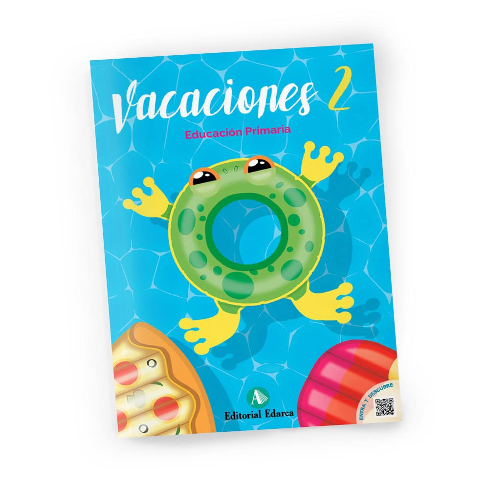Vacaciones 2 Primaria | Lengua, mates y medio con manualidades | Cuaderno educativo para verano en 10 min al día | Edad recomendada: 7 a 8 años