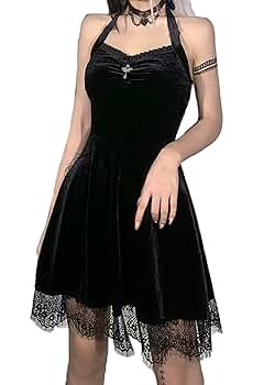 keh64636☆ ミストレアスCape Set Velvet Dress Amazon.com: Goth Plus Size Clothes: Alternative Dresses