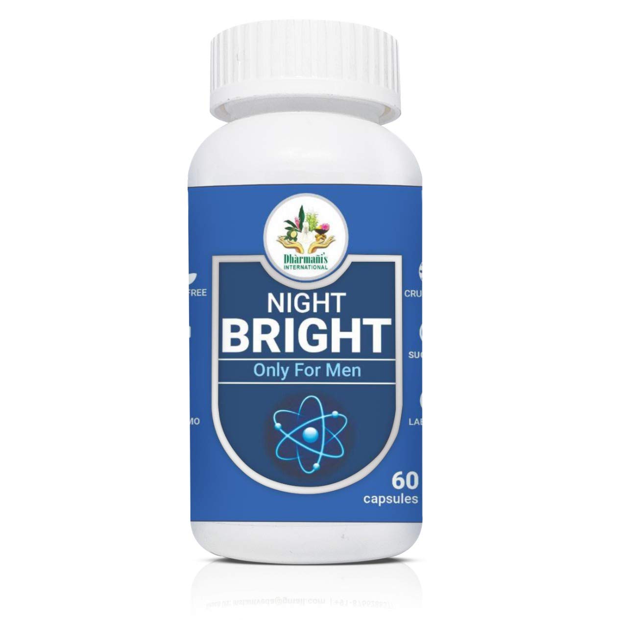 DHARMANI`S INTERNATIONAL Night Bright | Ayurvedic Capsules | 60 Caps