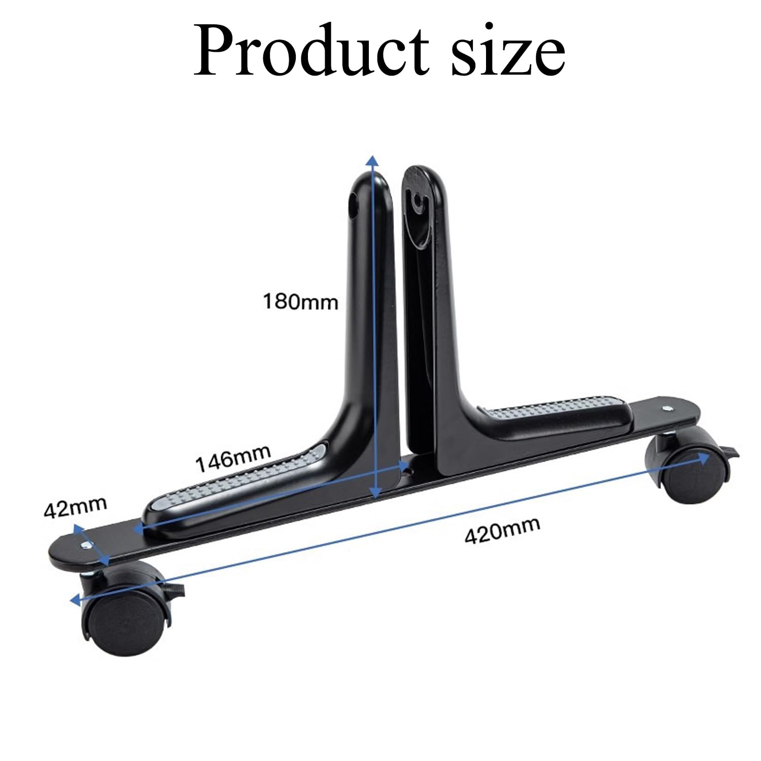 TOOSOAR2 Piezas Soporte de Pantalla de Privacidad,con Ruedas de 360 Grados,Anchura Ajustable,para Hotel,Hogar,Oficina,Negro