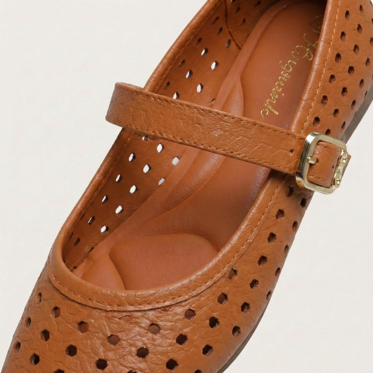 Mary Jane Shoes Women Flats Ballet Flats with Strap Square Toe Buckle MaryJanes for Women Dressy Comfortable - Image 4