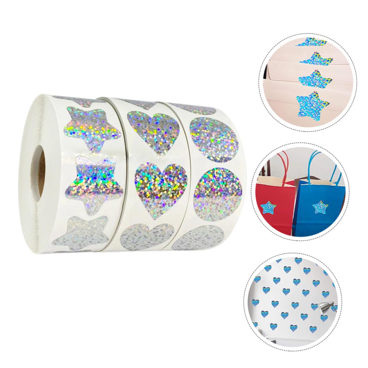 HOMSFOU 3 Sätze Belohnungsaufkleber Multifunktionale Lehreraufkleber Dekorative Stickerrollen Für Klassenzimmer Zur Motivation Von Kindern Verhaltenssteuerung Und 3 Rollen * 3