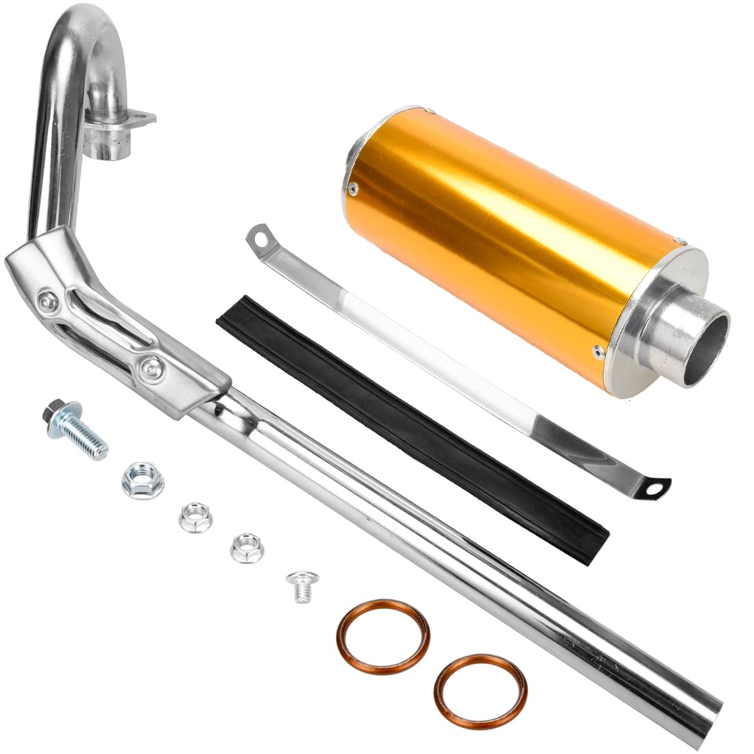 Buy FVRITO High Performance Big Bore Muffler Exhaust Silencer Complete