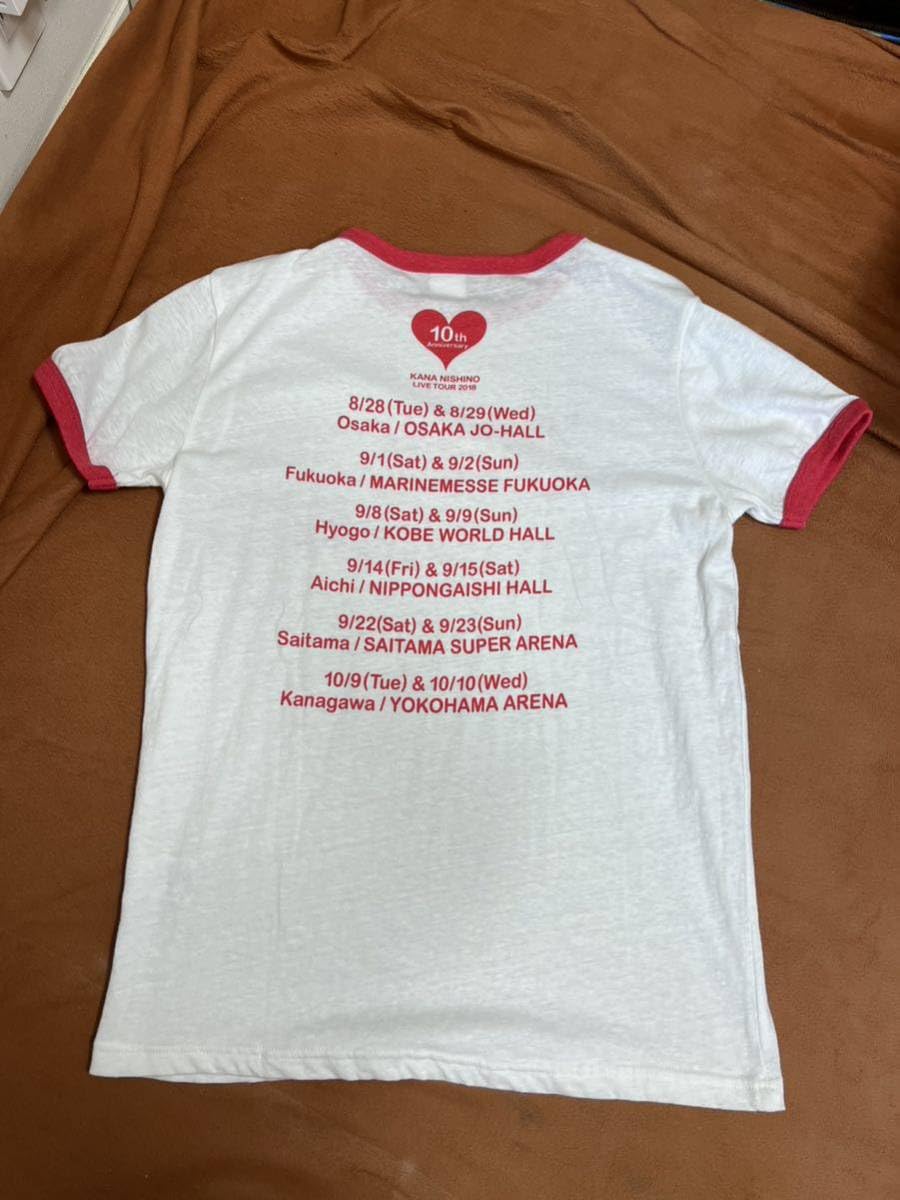 Kana Nishino 10th Anniversary Tour Tシャツ Kana Nishino Tour 2025 ツアーロゴTシャツ Pink | ソニーミュージック