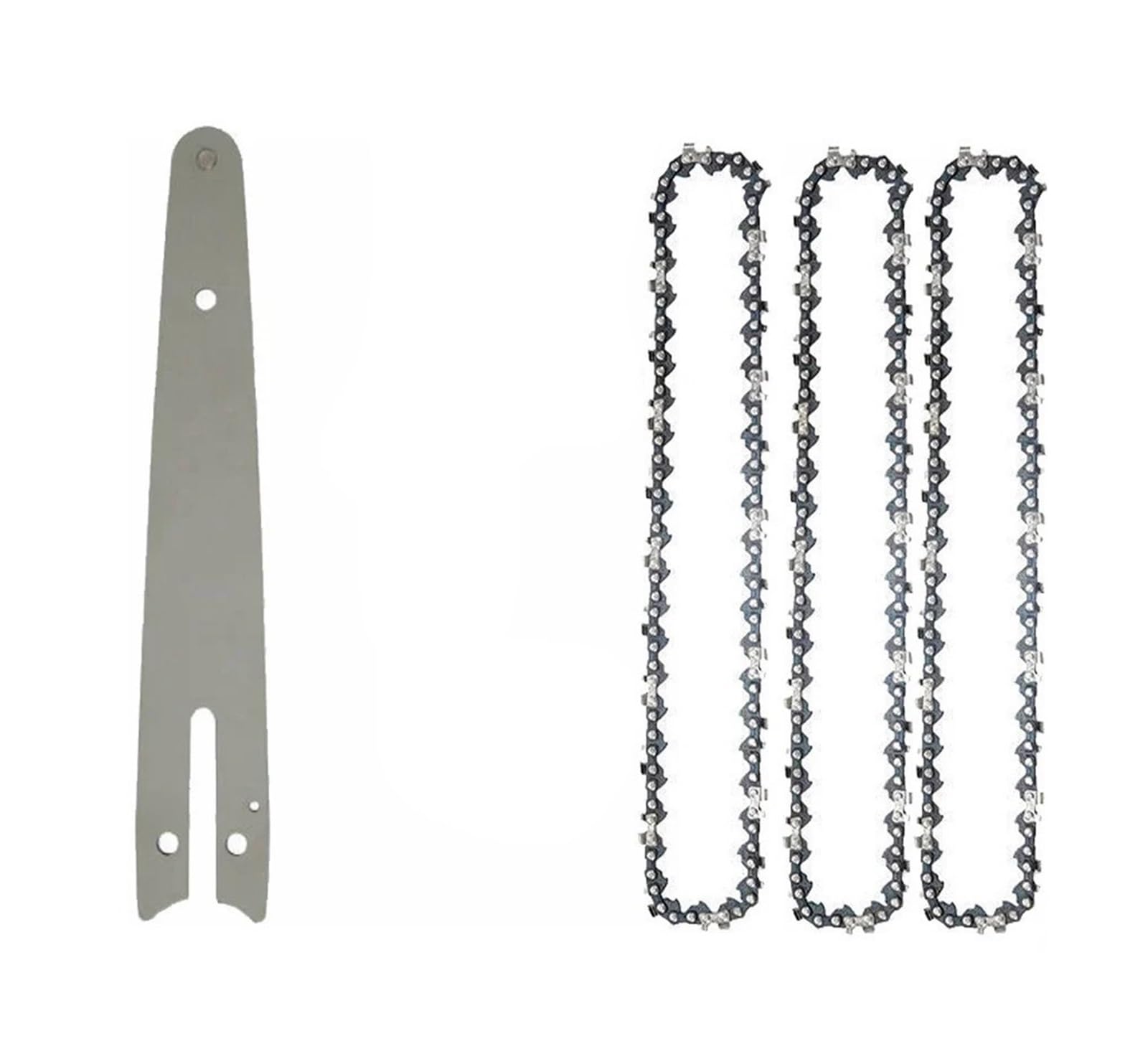 Sierra eléctrica de 8 pulgadas y 1/4" LP, 45 nudos, 22 cuchillas, cadenas de motosierra, hojas de sierra for tala, accesorios for cadenas de motosierra, corte de madera(8-inch Set8)