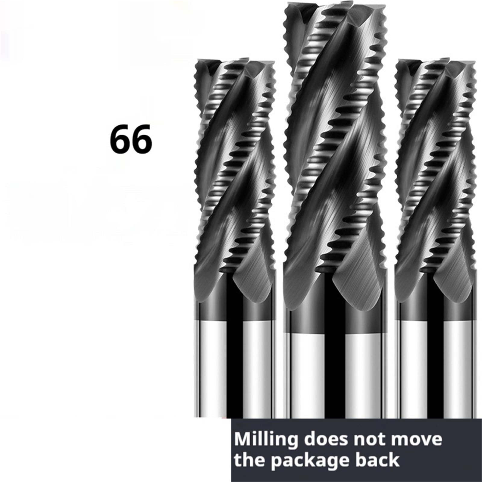 Fresadoras, Fresa de desbaste de 4 filos for acero inoxidable y aluminio. Herramienta de mecanizado de 6 mm, 7 mm, 8 mm, 10 mm, 12 mm y 20 mm.(D6x18x50Lx4F)
