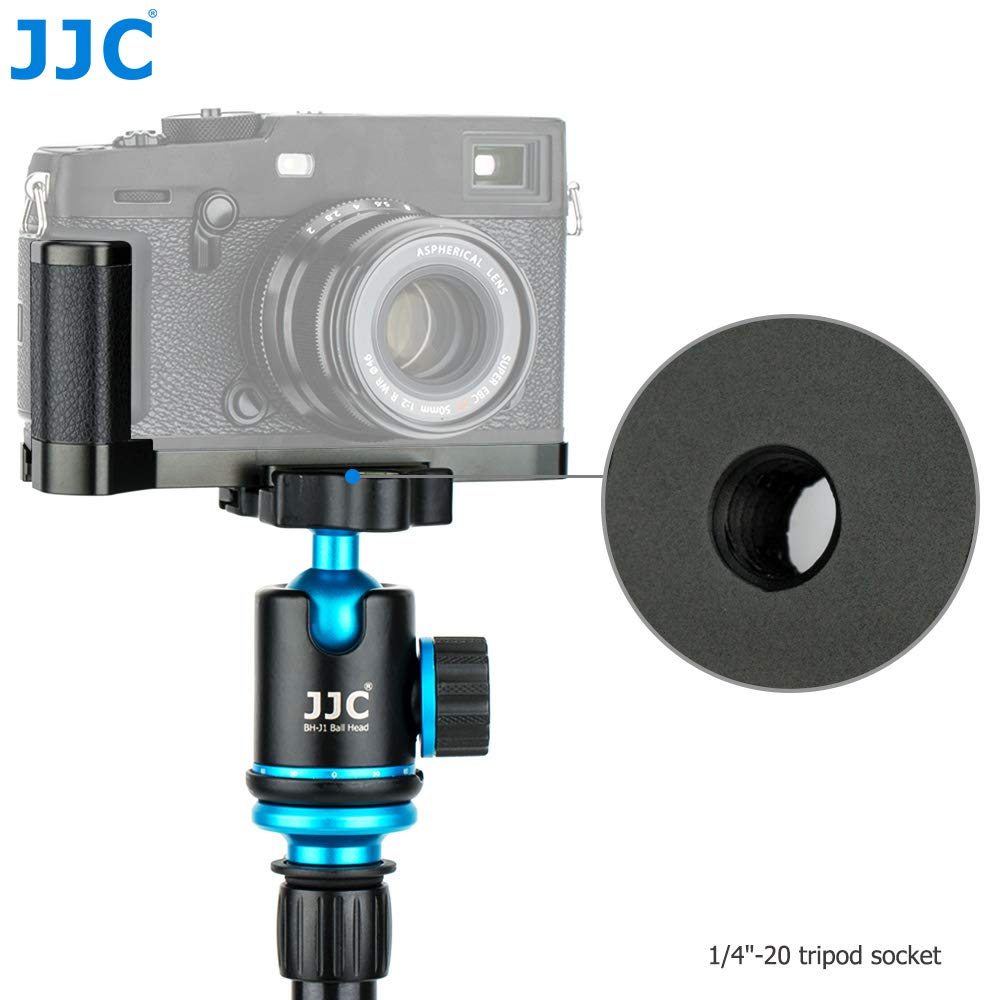 JJC Typ Arca-Swiss Metalowy uchwyt do Fujifilm X-PRO3, X-PRO2, X-PRO1 Zastępuje Fuji MHG-XPRO3, MHG-XPRO2, MHG-XPRO1 Podnieś przenośne uczucie do nagrywania wideo Youtube Vlog