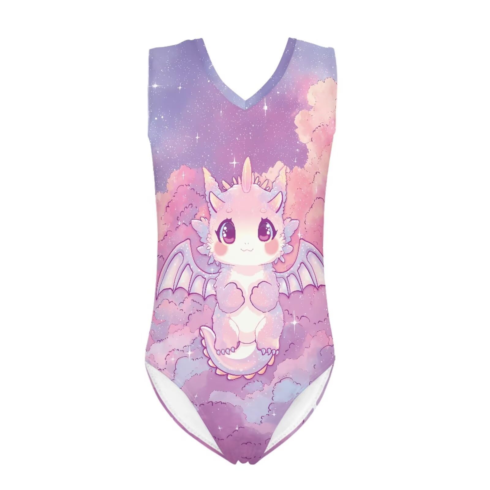 INSTANTARTS Leopard Leotard Girl Gymnastics Toddler Tank Biketards One Piece