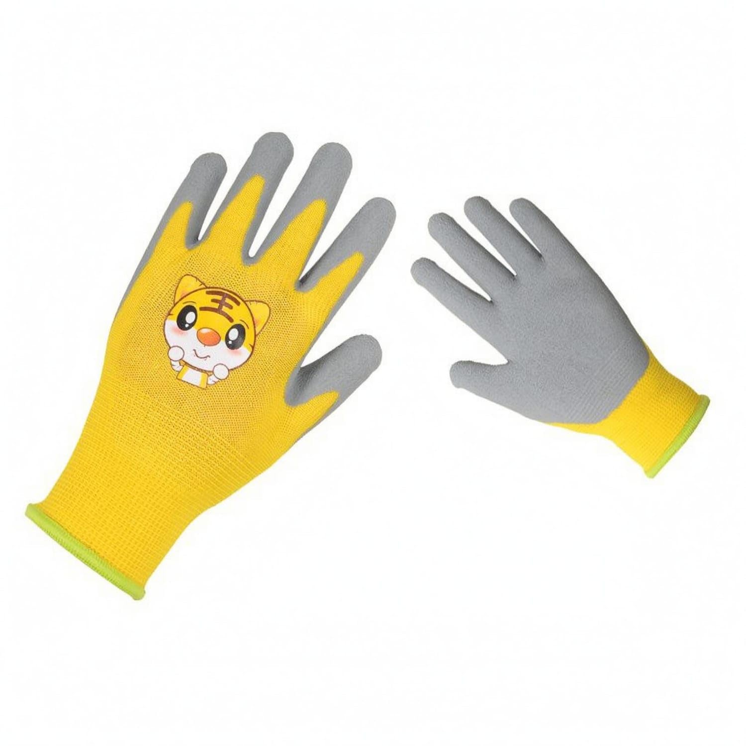 Anti-Slip Children's Work Gloves Wear-Resistant Kids Gardening Gloves Breathable Garden Gear Comfortable for Outdoor Tasks, 3-5 Years, Yellow|Sporting Goods|Outdoor Sports-image-29