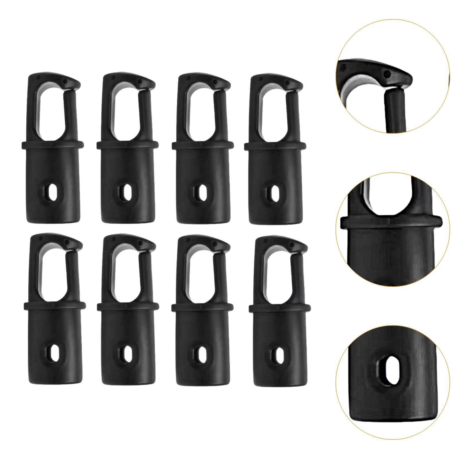 Aymzbd Trampoline Rod Covers Trampoline Bar Caps Repairs Trampoline Accessories Trampoline Shell Rod Cap Trampoline Net Pole Caps, 8pcs