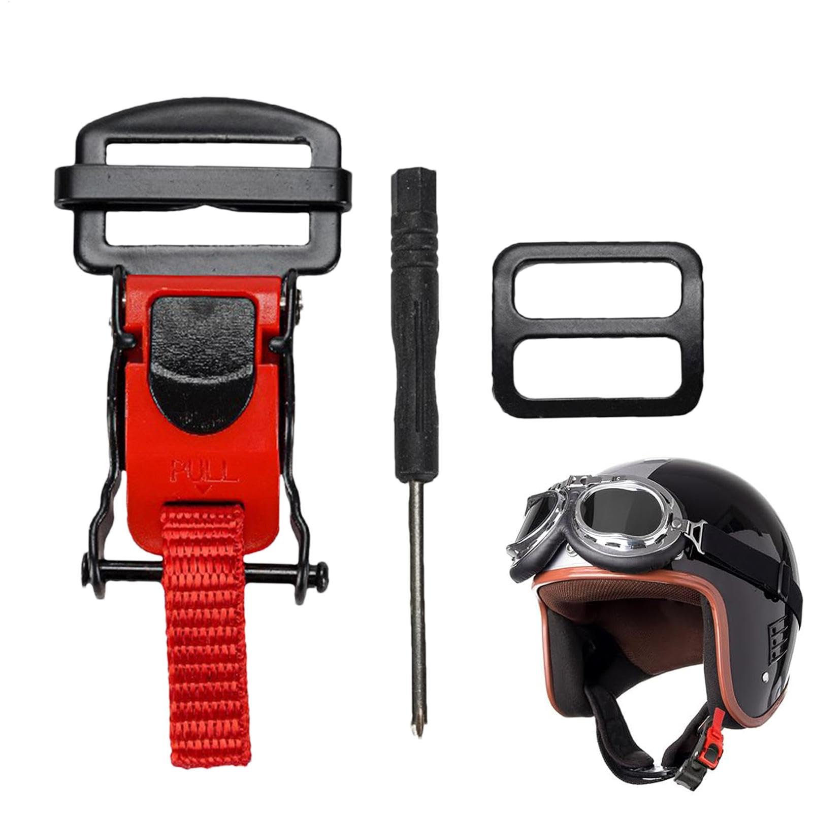 Casco moto fijación accesorios moto kit fijación rápida doble D casco hebilla moto correa clip casco conexión rápida hebilla casco correa fijación doble D