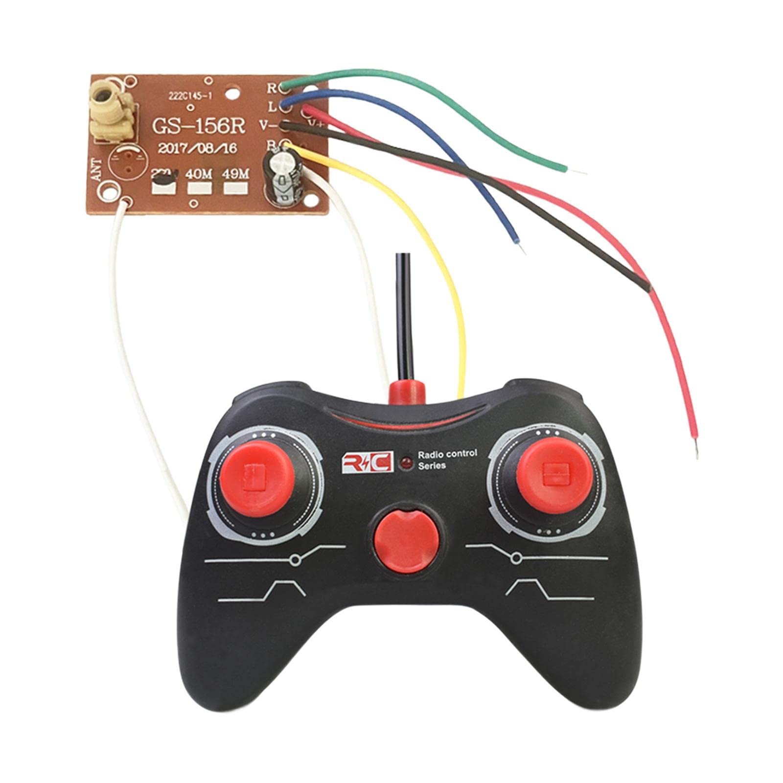 Kit télécommande universel 27MHz/49MHz destiné aux voitures télécommandées, remplace le kit compatible, accessoires RC, contrôle précis, installation facile.