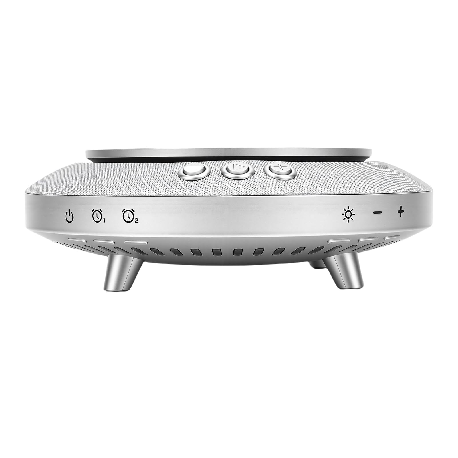 RiToEasysports Altoparlante Wireless, Luce Notturna a LED e Altoparlante Bluetooth con Audio Surround a 360° con Ricarica Wireless per Casa e Ufficio