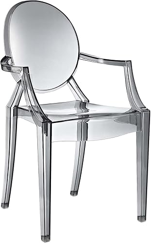 Miniatura 1 de Silla de Comedor transparente de Casper Acrílico Humo