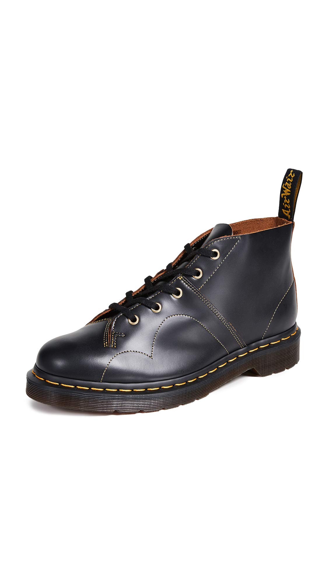 Dr. Martens Men's Church Monkey Boot, Black, 3 UK/4 M US