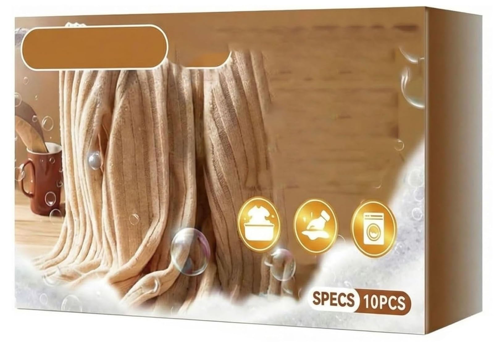 Sweter Revive W Tabletkach, 10 Sztuk Sweter Przeciwkurczliwy Revive W Tabletkach Wełniany Sweter Shrinkage Restorer Przywraca Miękkość I Jest Bezpieczny Dla Kolorów(1set)