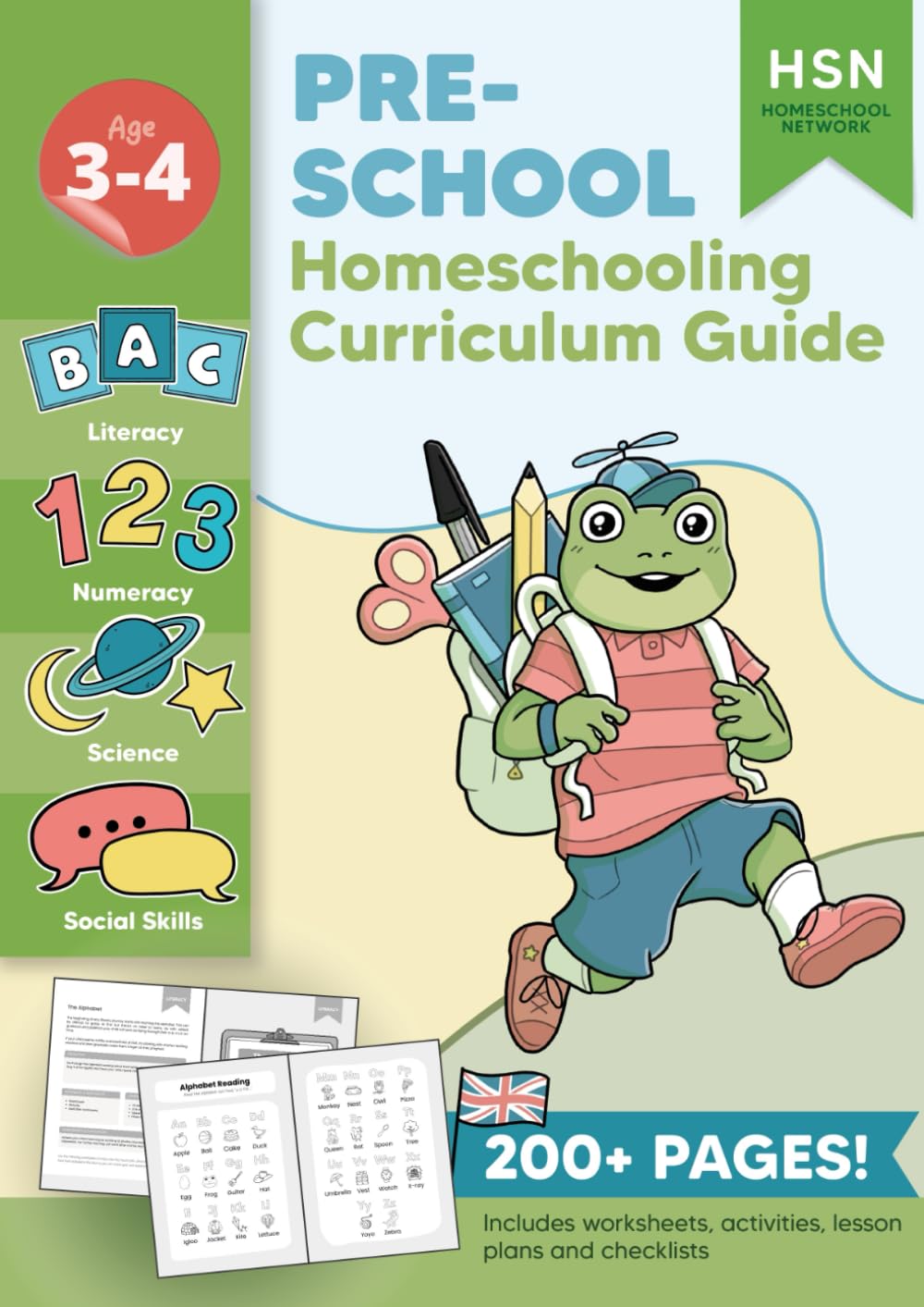 Buy Pre-School Homeschooling Curriculum Guide: 200+ pages of worksheets ...
