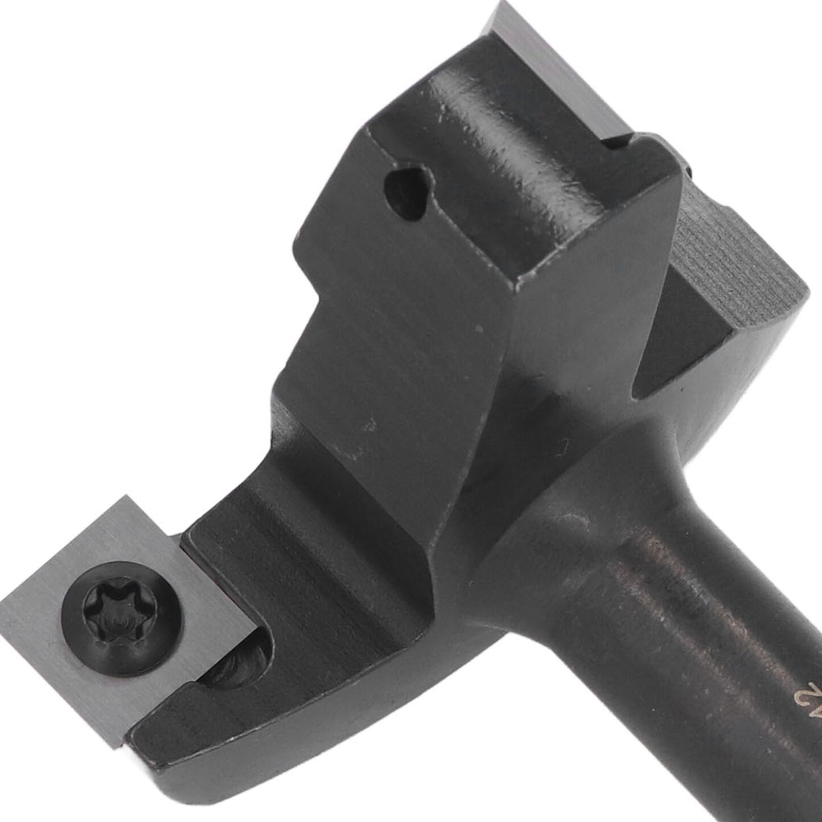 Fresa per appiattire lastra da 1/2 pollice, punta per fresa per appiattimento a 3 taglienti S12.7xD61xH65 3T in acciaio al carbonio per legno massiccio