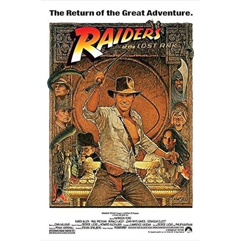 Kopoo Raiders of The Lost Ark - Movie Poster (1982 Re-Release), 24" x 36" (60 x 91.5 cm) Cover