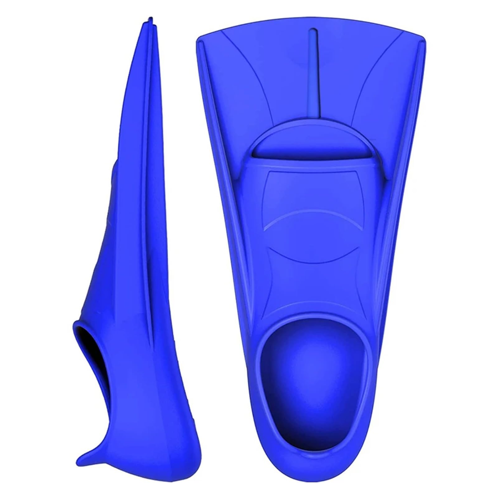 Aletas Buceo Zapatos de Rana Cortos for Adultos, Aletas de natación de Silicona, Entrenamiento de natación y Buceo, Suministros de Buceo palmeados, Aletas de natación(Light Green,XXXS(23-26))