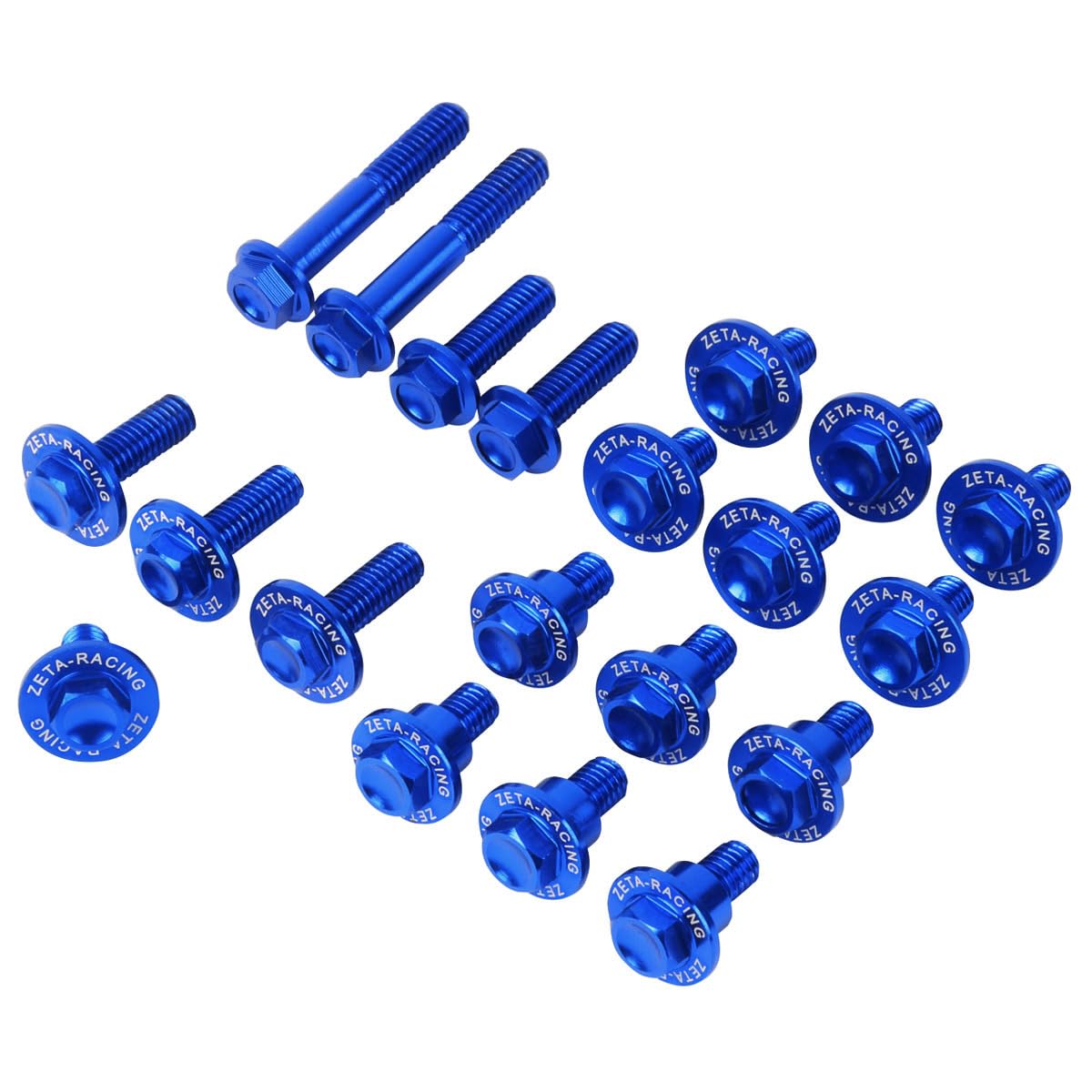 ゆうげんさん用 ZE88-5666 Zeta Aluminum BoLT Kit Blue : Amazon.co.uk: Automotive