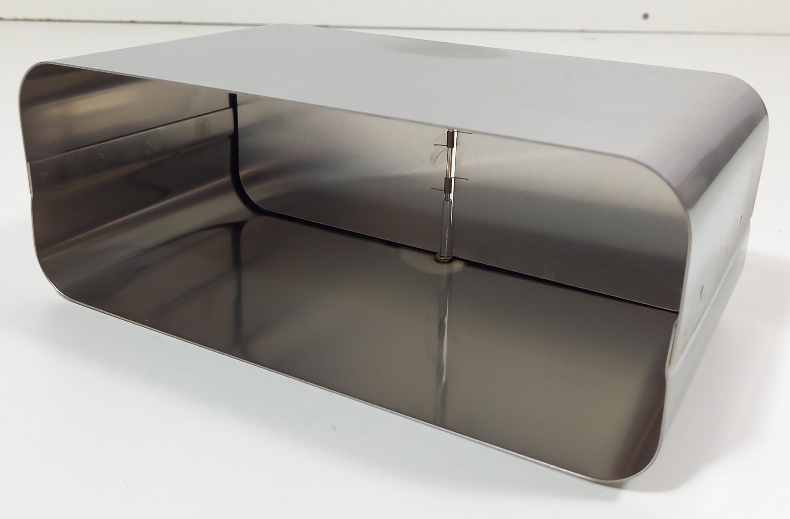 Rückschlagklappe aus Edelstahl für Flachkanal 220x90