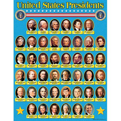 United States Presidents Learning Chart [Set of 3]