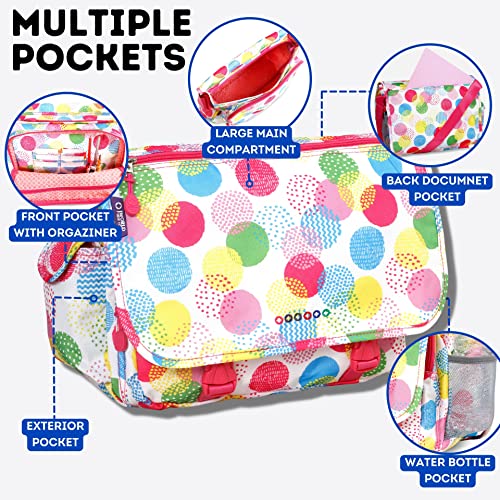 Image of J World New York Terry Messenger Bag for Women Girls School Kids