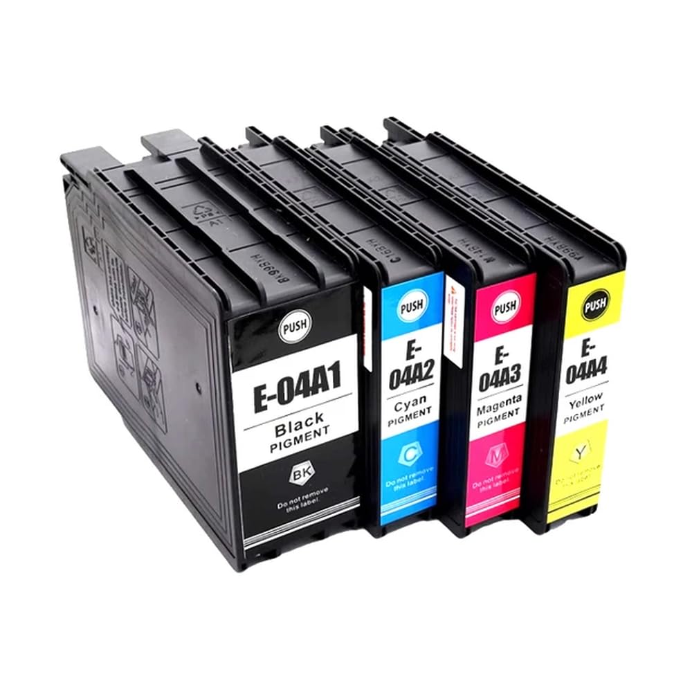 Cartuccia d'inchiostro compatibile T04A1 T04A2 T04B1 per Workforce Pro WF-C8190 WF-C8690 WF-C8610 inchiostro pigmentato (T04A1-4 1set)