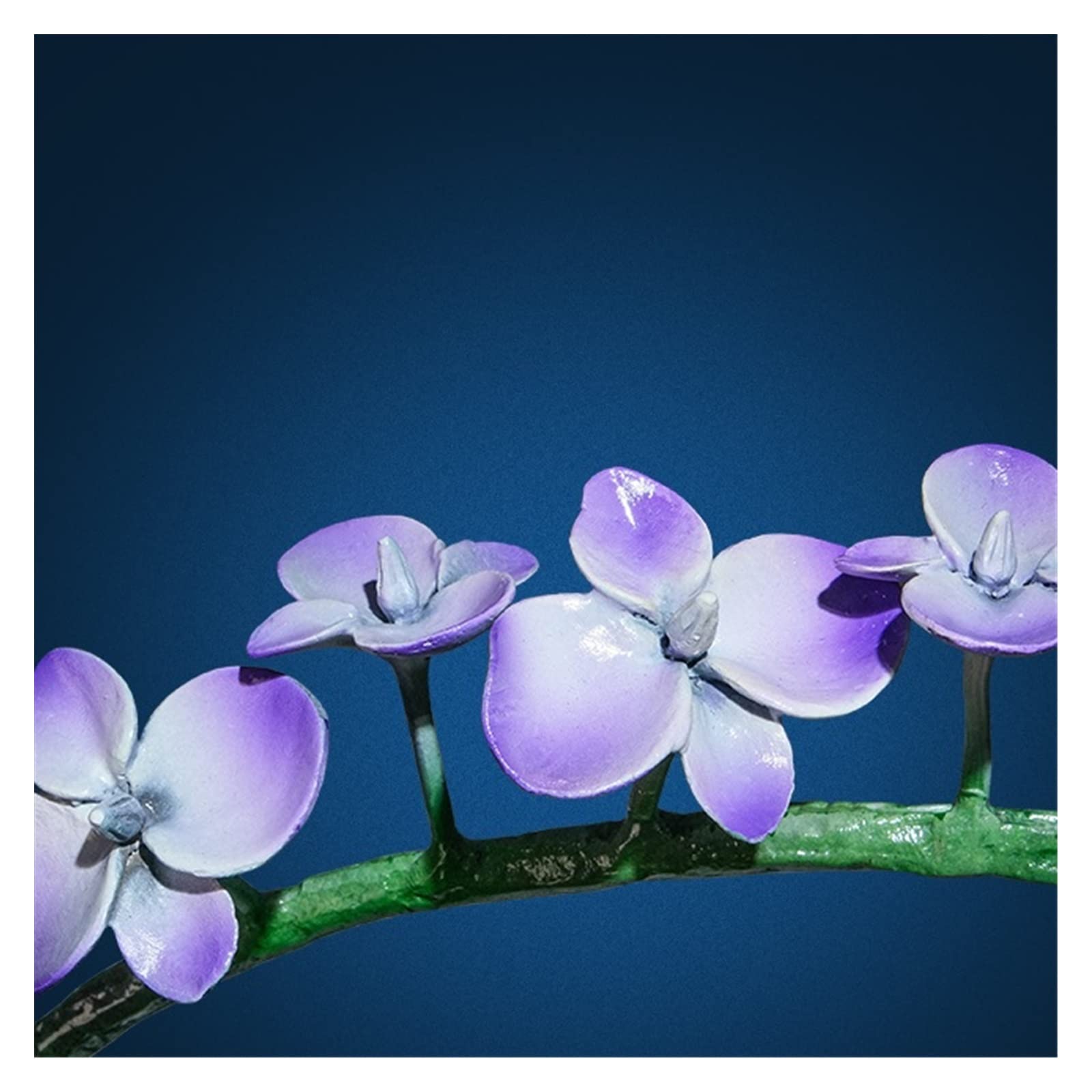 Dekoracje na biurko Mosiężny wazon orchidea Entryway Ornament salon Boccia chiński kwiatowy wyposażenie domu Akcesoria do biurka domowego