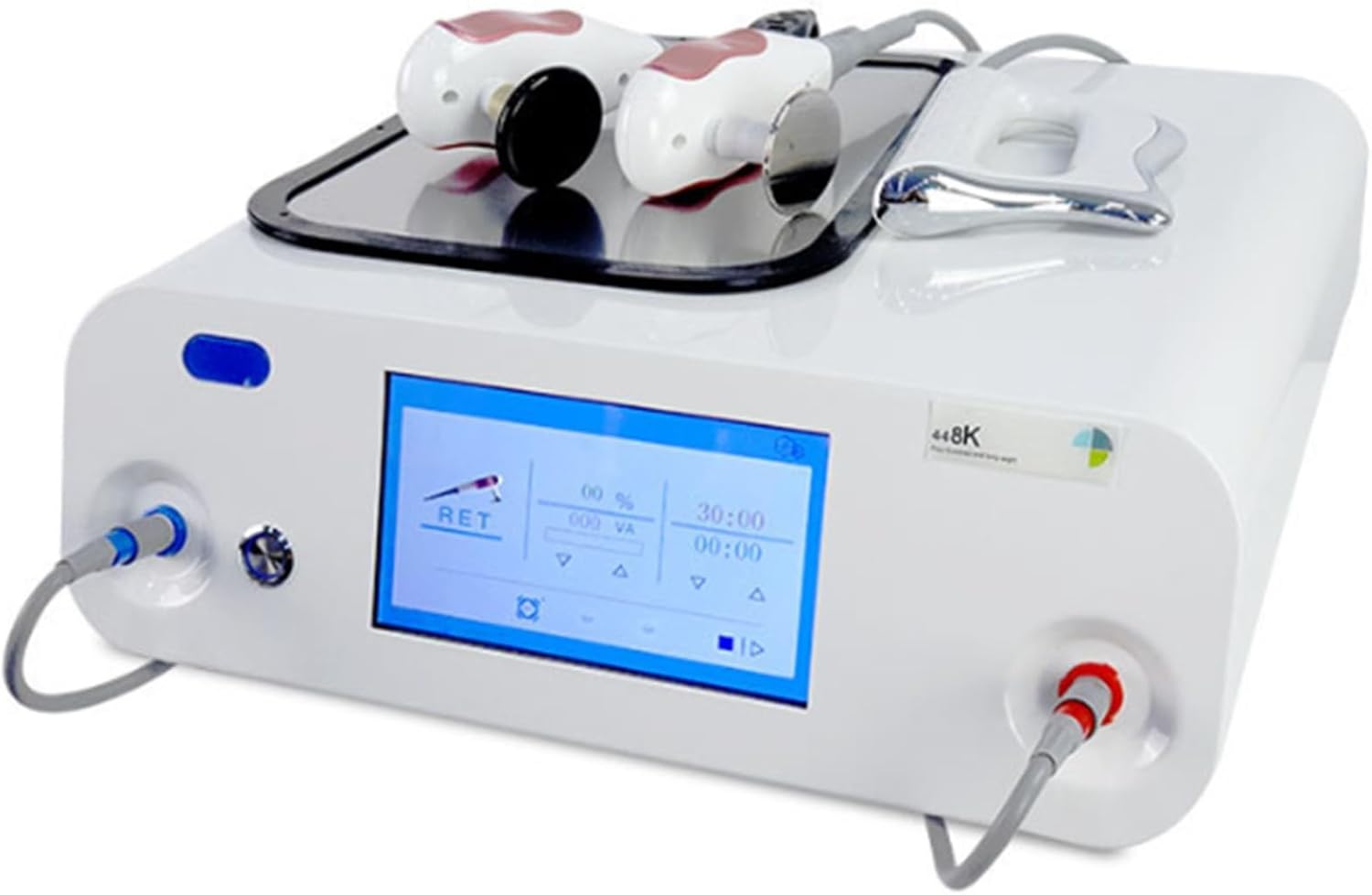 LIBRACTA 448K-Indib Desmontaje De Grasa Anti-Envejecimiento Res Bio Máquina con Placa Negativa, Diatermia Resistiva Alivio De Dolor Terapia Máquina Terapia