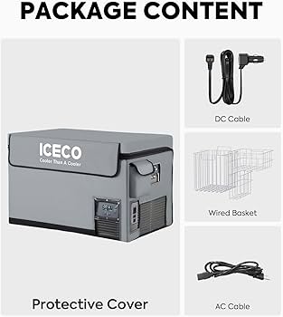 Amazon.com: ICECO VL60 Dual Zone Portable Refrigerator with SECOP