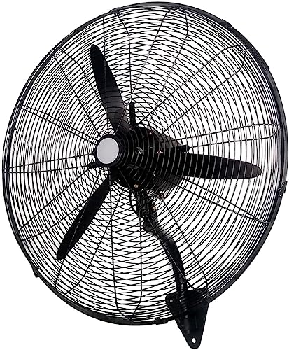 SaryEdge Ventilador de Pared oscilante, Ventilador eléctrico Comercial, Motor de Alta Potencia, Tres velocidades, Ventilador de Pared para(Blanco-78 cm/30,7 Pulgadas