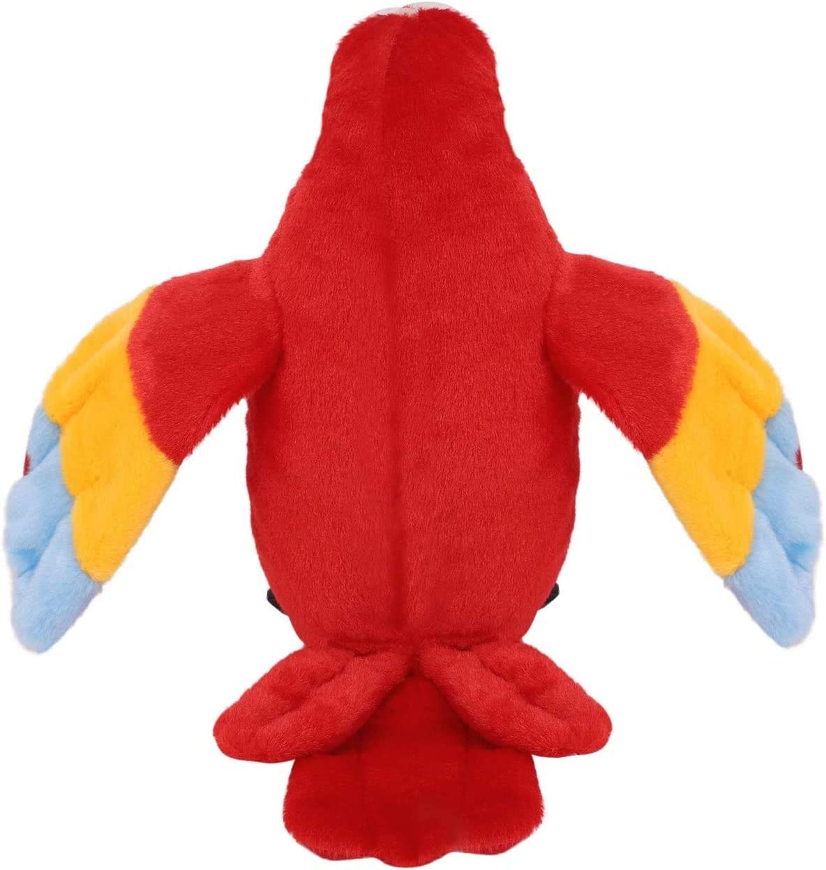 Pappagallo Parlante per Bambini Parla Parlando Record,peluche parlante.Giocattolo Peluche che Riproduce la Voce Ripete Quello Che Dici. Regalo per Bambini e Neonati (ROSSO)
