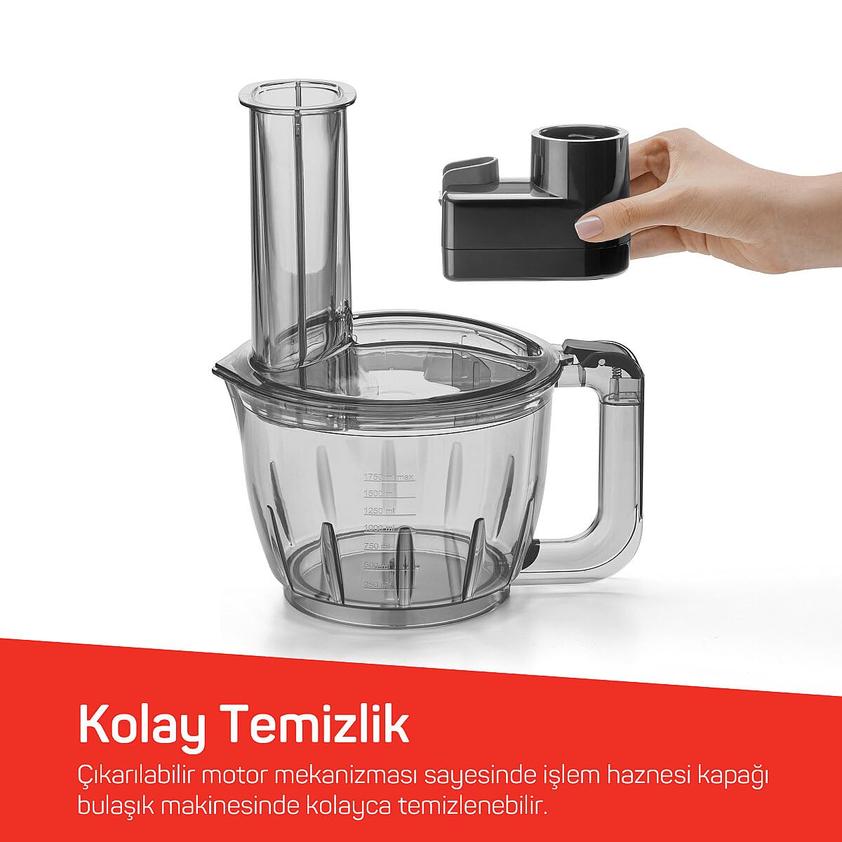 Arzum AR1187 Soprano Max Neo Multi Blender Seti 5 Fonksiyonlu 1200W, Beyaz
