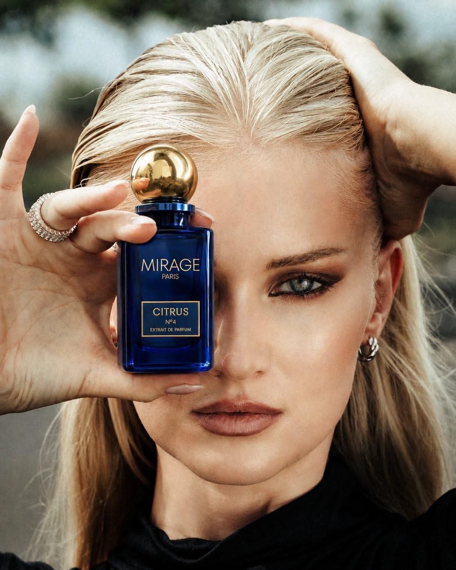 Citrus No.4 - Estratto de Parfum unisex (30% di olio profumato), con feromoni, fresco profumo di agrumi, lunga durata ed elegante, 50 ml + campione di profumo gratuito