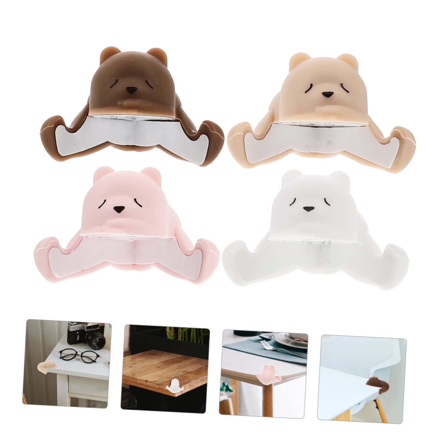 Protection D’Angle de Table en Silicone 4 Pièces, Forme Animal | Meubles, Démontage Facile, Design Simple et Élégant, Aspect Souple et Plus Sûr
