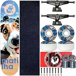 Skate Completo Profissional Shape 8.0 Matilha Terrier Russell