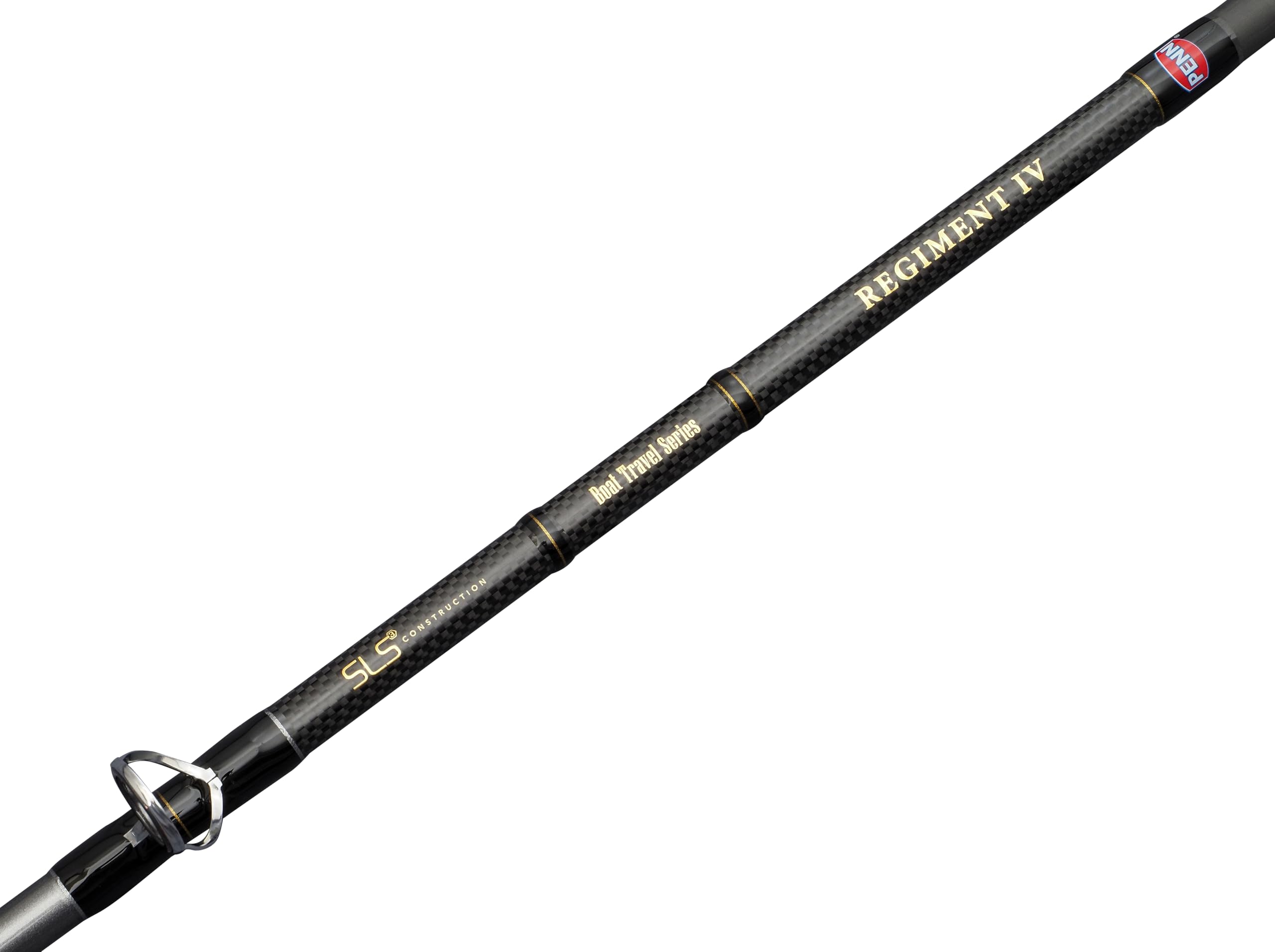 Penn Regiment IV Boat Travel Rod Saltwater Fishing Rod for Cod Eel Bass Pollock Mackerel Shark Carbon Fast Ambidextrous Silver